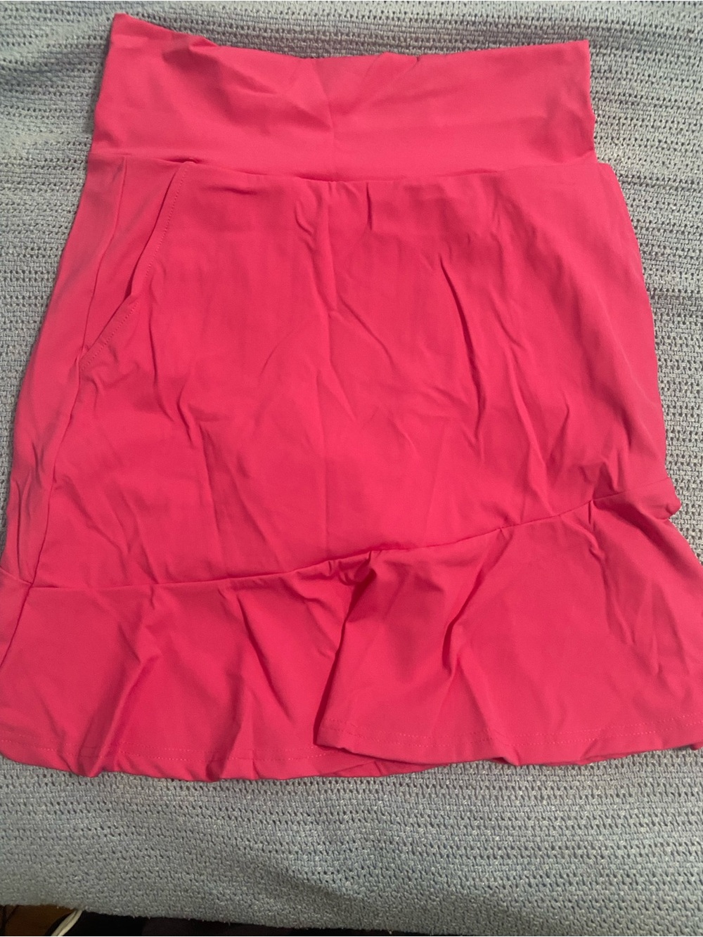 Women's Pink Ruffle Hem tennis or golf skirt Skirt in medium